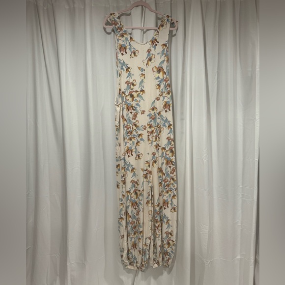 Free People Floral Jumpsuit